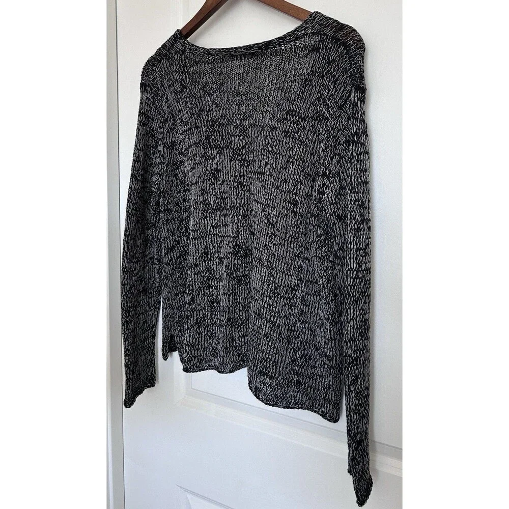 Wooden Ships Knit Sweater XS/Small Marled Boxy Cropped Lightweight - Picture 5 of 12